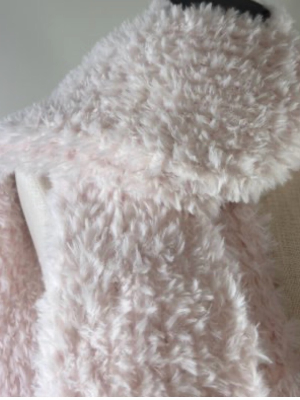 Free People Plush Light Pink Scarf Wrap